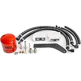 HS Motorsports Upper Fuel Filter Relocation Kit Compatalbe With 2016 Ford Power Stroke (121012)