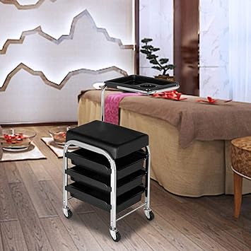 Amazon Com Frithjill Pedicure Manicure Trolley Beauty Salon Cart