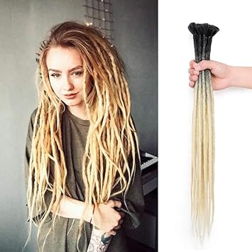 Amazon Com 24 Inch 100 Handmade Dreadlocks Extensions Fashion