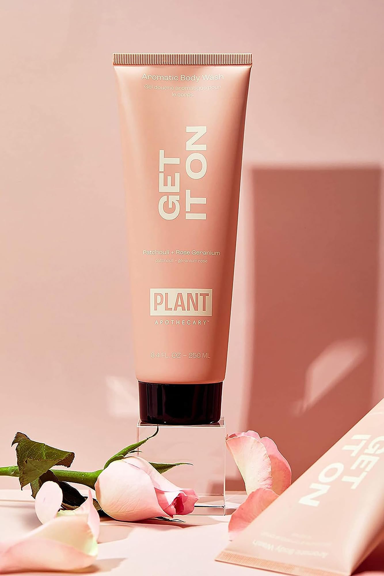 plant apothecary Get It On Natural Aromatherapy Body Wash for Men and Women - Shower Gel with Vitamin C and Vitamin E, Coconut Extract and Jojoba Oil to Nourish and Comfort Dry Skin - 8.4 fl oz