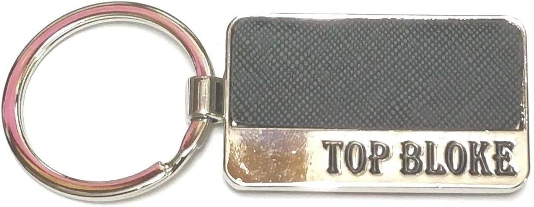 TOP Bloke Personalised Jrose Collections Metal Keyring for Men in Luxury Gift Box by Sterling Effectz, Silver - Image 3