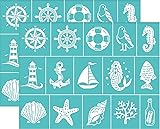 OLYCRAFT 2Pcs Silk Screen Stencils Self-Adhesive