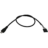 zdyCGTime 50CM Micro USB 5pin Male to 1x 5Pin Female 0.1" USB Header PCB Motherboard Cable