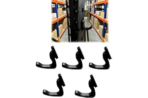 5-Pack Storage Shelf Hooks for Husky Shelving, Easy Installation, Durable Garage Storage Accessory