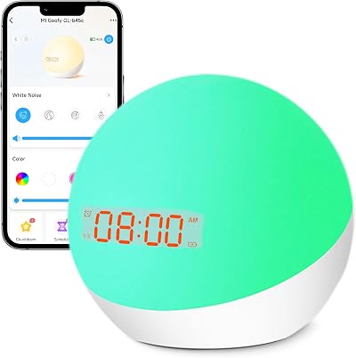 Homidy Goofy Alarm Clock Sleep Trainer Kids Night Light 2024 Gen 4