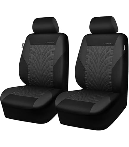 FH Group Car Seat Covers Front Set Red Cloth - Seat Covers For Low Back Seats With - View #5