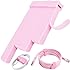 70pcs Cable Ties Reusable Pink Wire Ties Cable Management Cord Ties Reusable for Electronics Hook and Loop Cable Ties for Com