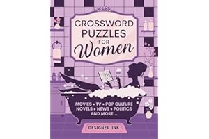 Crossword Puzzles for Women: Female Content - Movies, TV, Pop Culture, Music, History & Food. LARGER PRINT