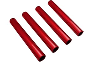 Vaolvpant Aluminum Alloy Field Relay Batons for Track and Athletes Runners Outdoor Running Sports Events Baton Race Stick Smooth Hollow Tube Lightweight Durable Design Multi-Color