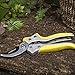 Jardineer Sharp and Durable Bypass Pruning Shear, Garden Scissors with Safety Lock, Tree Trimmers Secateurs, Cut Easy Hand Pruner, Perfect Gardening Clippers for Gifts