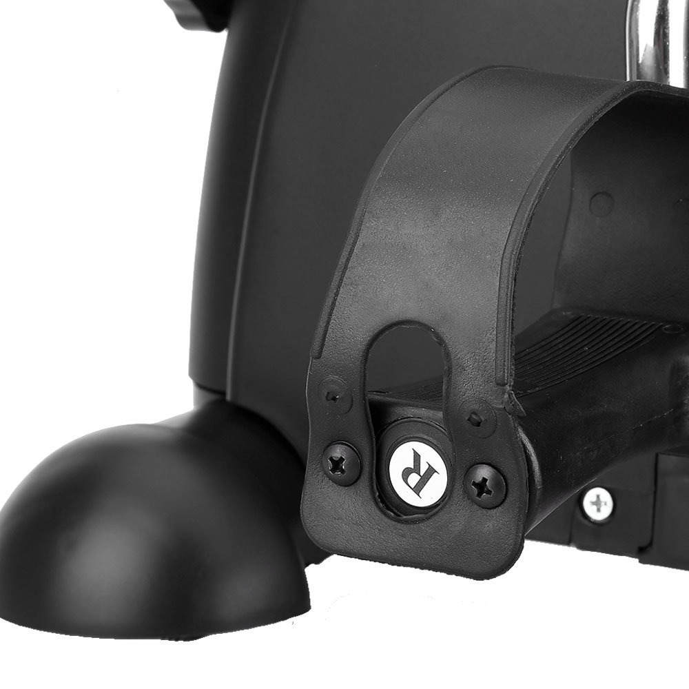 Mini Exerciser Bike, Evoland Arm Leg Pedal Exerciser Fitness Cycling with LCD Monitor and Adjustable Resistance Home Fitness Resistance Cycle Training Workout (black)