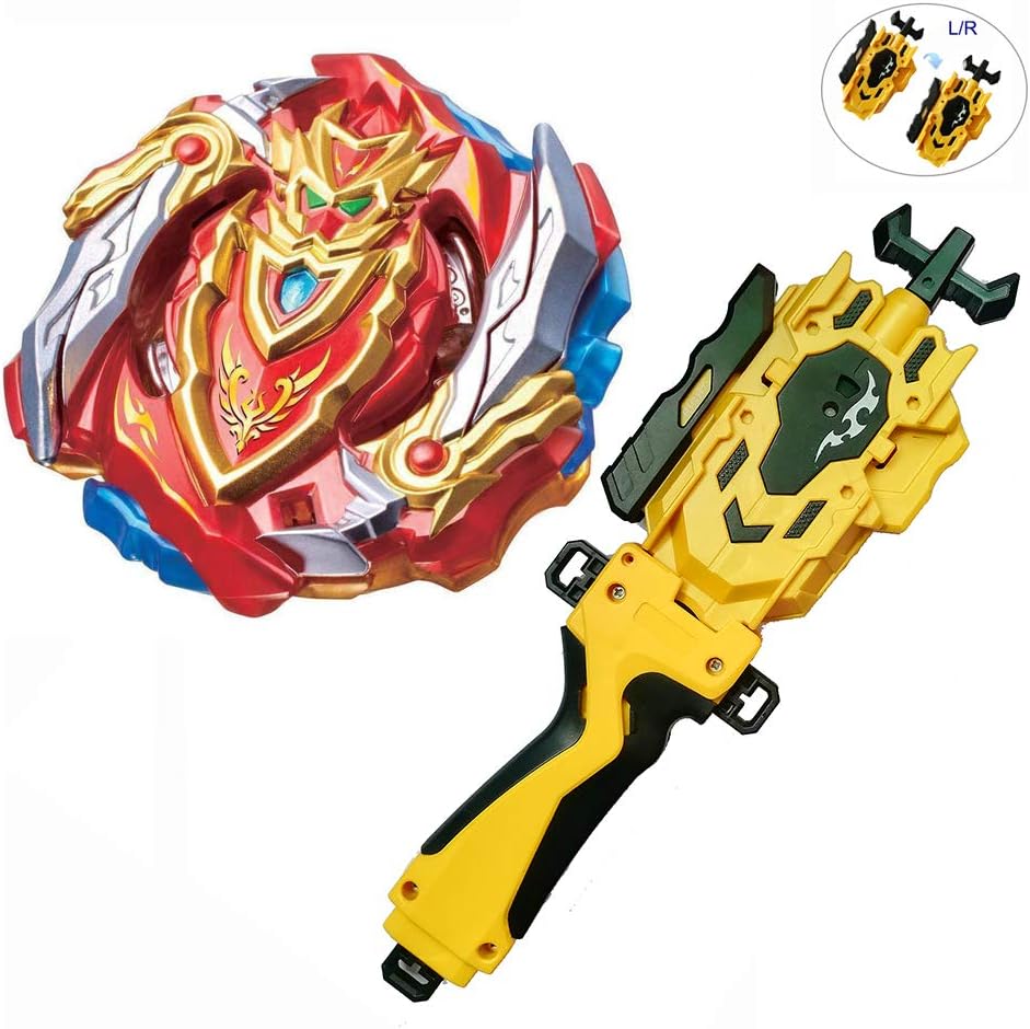 speedgreen Battling Tops Starter Burst B-129D CHO-Z ACHILLES Left-Right Launcher Booster