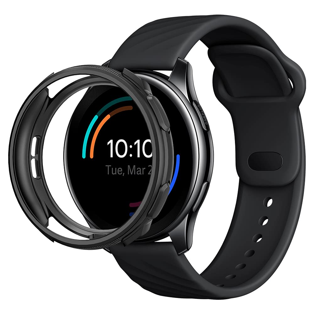 Spigen Liquid Air Case Compatible with OnePlus Watch - Matte Black