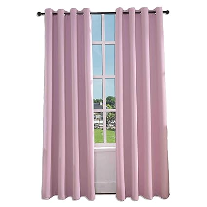 Amazon Com Sinogem Grommet Top Energy Efficient Pink Blackout