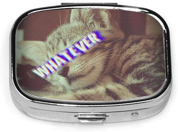 Amazon かっこいい ねこ ピルケース 携帯サプリメントケース 薬ケース 薬入れ 薬箱 コンパク ト 金属 持ち運びに便利 小物入れ 小型 薄型 飲み忘れ防止 旅行 登山 老人 出張 Houykia ドラッグストア
