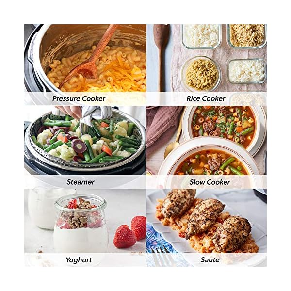 Instant Pot DUO 60 Duo 7-in-1 Smart Cooker, 5.7L - Pressure Cooker, Slow Cooker, Rice Cooker, Sauté Pan, Yoghurt Maker…