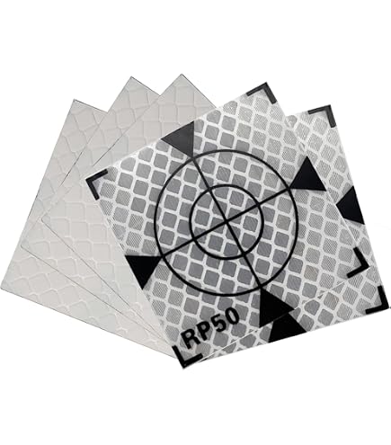 thumbnail image 2 of 100PCS RP30 Reflective Target Triangles – 30x30mm White, For Total Station, TDX 2 of 5