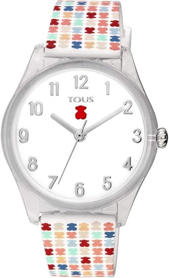 Reloj Tous 900350255 Tartan Kids de policarbonato con Correa de Silicona 36,5 mm.