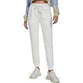 SPECIALMAGIC Women's Cotton Sweatpants with Pockets Athletic Drawstring Joggers Casual Sweat Pants