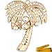 Bling Bling Crystal Rhinestone Artificial Pearls Graven 3D Cubic Coconut Palm Tree Shaped Metal Keychain Car Phone Purse Bag Decoration Holiday Gift