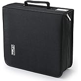 CCidea CD Case DVD Case Storage Holder-264 Capacity,Media Binder, CD Wallet, Disc Booklet, L11.4 x W 6.4 x H3.5 INCH (Black)