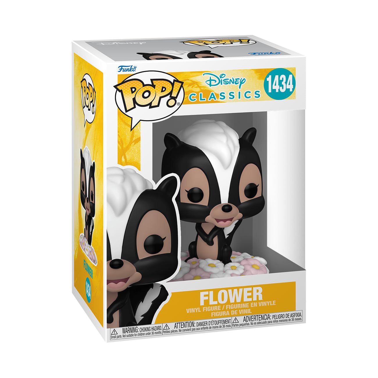 Funko POP! Disney: Bambi 80th - Flower - Collectable Vinyl Figure - Gift Idea - Official Merchandise - Toys for Kids & Adults - Movies Fans - Model Figure for Collectors and Display