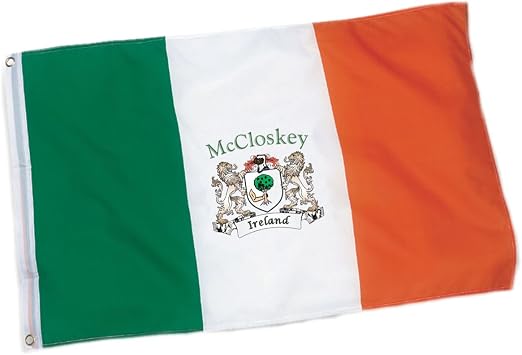 Amazon.com : McCloskey Irish Coat of Arms Flag - 3'x5' Foot : Garden