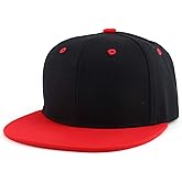 Trendy Apparel Shop Infant to Toddler Kid's Plain Structured Flatbill Snapback Cap