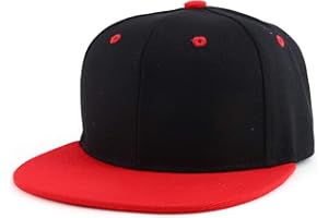 Trendy Apparel Shop Infant to Youth Plain Structured Flatbill Snapback Cap