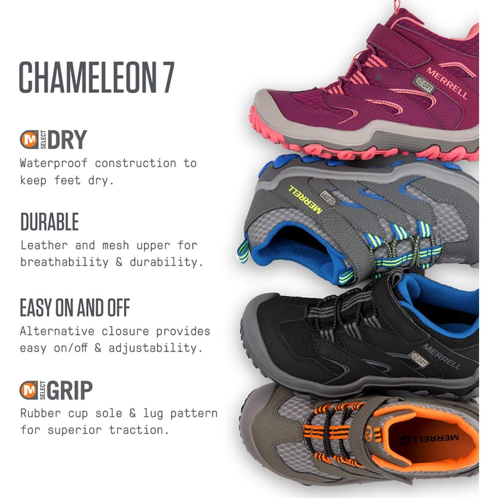 Merrell Kids M-Chameleon 7 Access Low a/C WTRPF Hiking Shoe