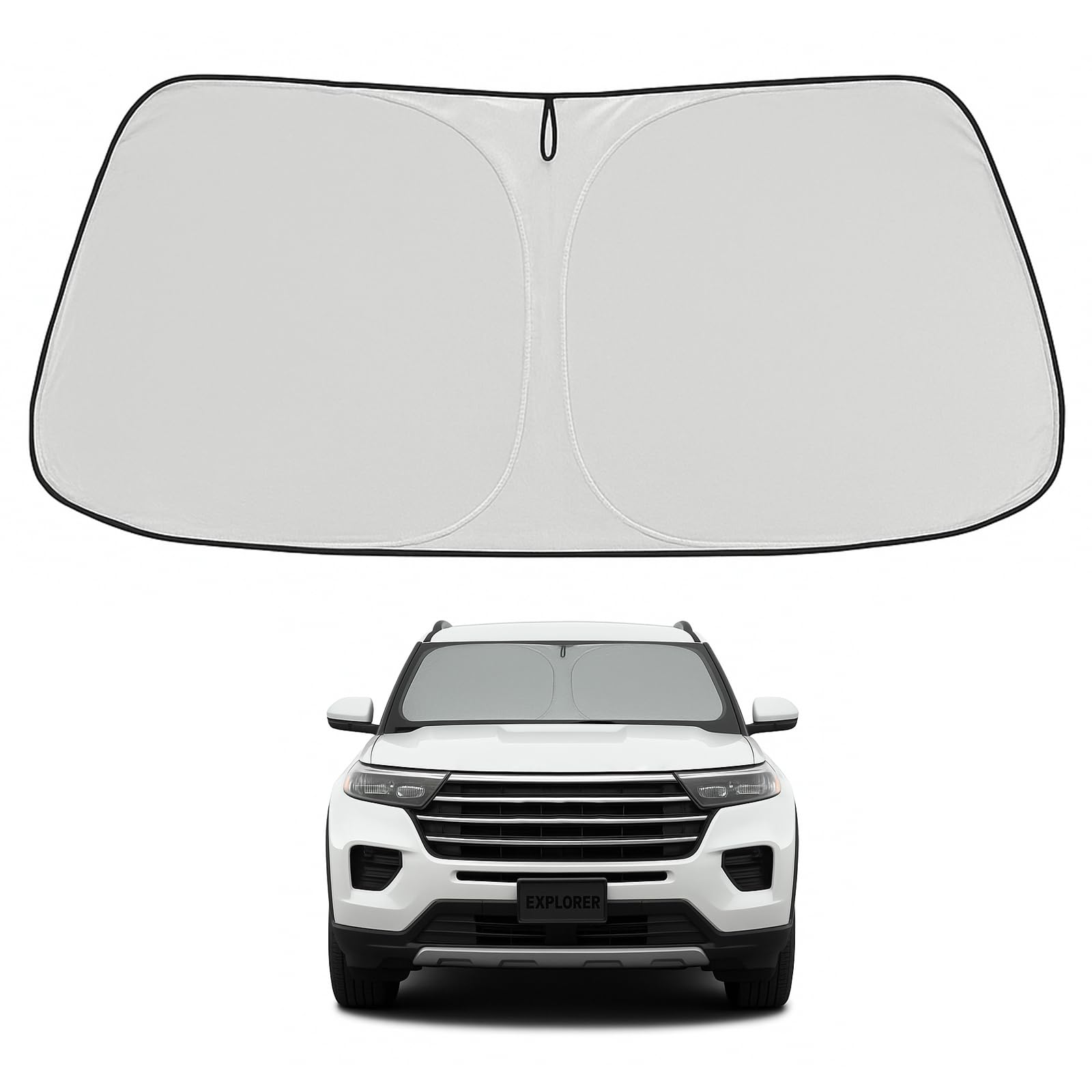 Proadsy 2025 Upgrade Windshield Sun Shade Custom