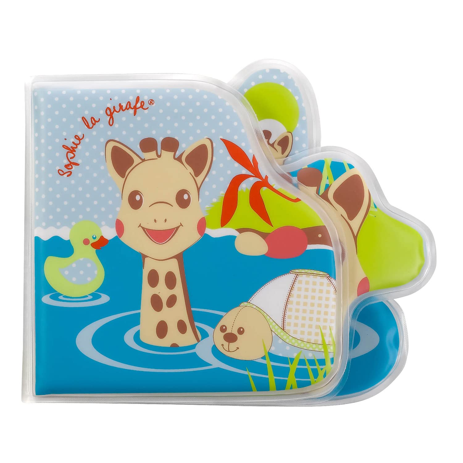 Sophie la girafe Baby Bath Books - Waterproof Educational Bathtime Toy