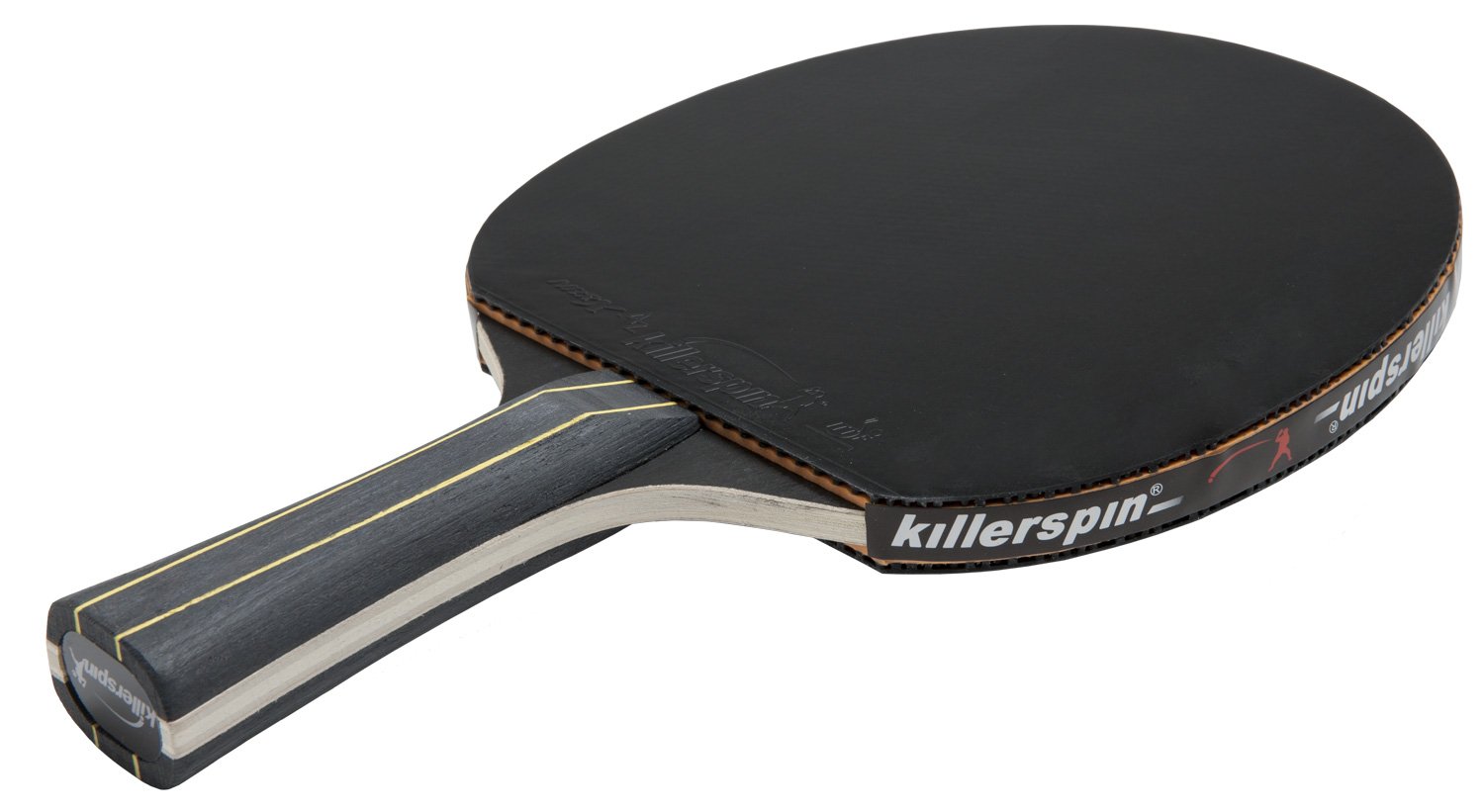 Killerspin JET BLACK Table Tennis Bat Best Ping Pong Bat for Control