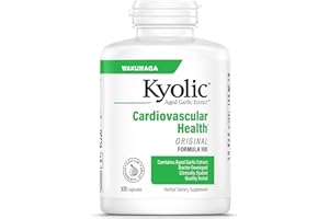 Kyolic Aged Garlic Extract Formula 100, Cardiovascular Health*, 300 Capsules.