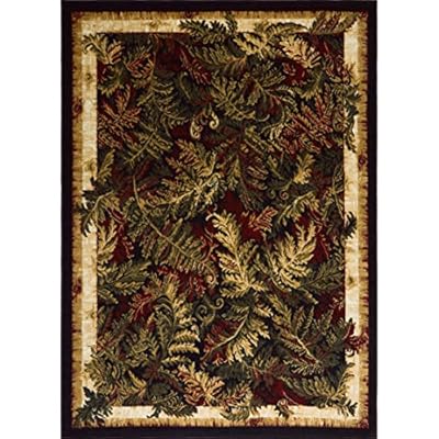 Home Dynamix Optimum Kawan Area Rug 5'2" x 7'2" Traditional Area Rug, Black/Burgundy/Ivory 61Ky06fGpoL