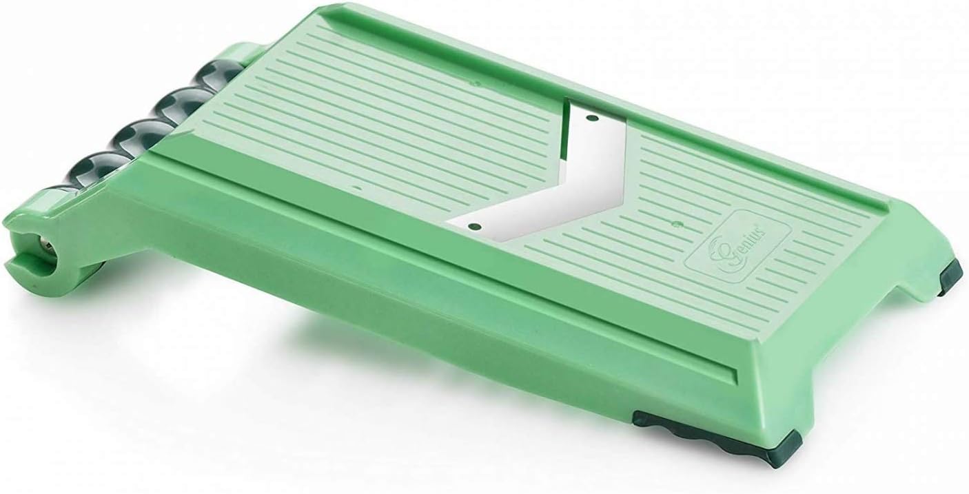 TS24Direkt Set - Genius Nicer Dicer Chef Hobel höhenverstellbar - Grün