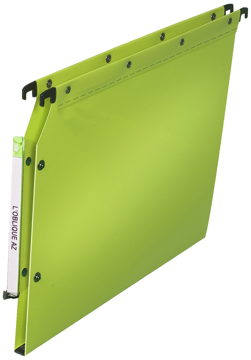 Elba Ultimate PP Suspension Files for Filing Cabinet 15 mm Base Opaque Polypropylene Pack of 10 Blue 15 mm Base Green