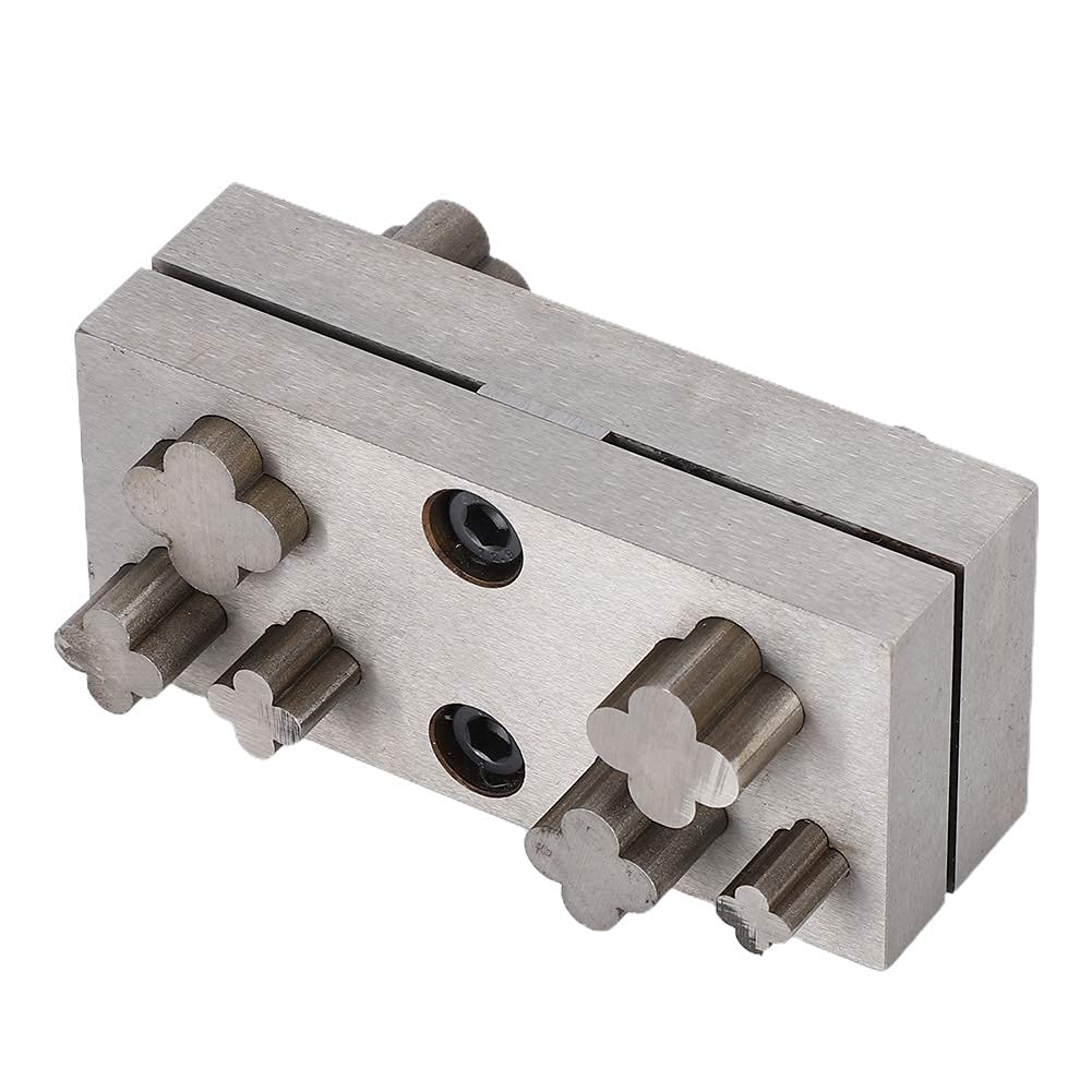 Jewellers Disc Cutter6Pcs Lucky Clover Disc Cutter Kit Hole Cutting Punch Die Tool, 9mm/12mm/14mm/16mm/18mm/20mm, Disc Cutter Handcraft Tools