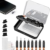 Charging Port Cleaning Tool for iPhone, JiaTeums Cleaning Kit for iPhone and Airpod,Cell Phone, Repair Kit for Laptop PC USB 