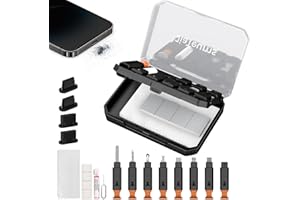 Charging Port Cleaning Tool for iPhone, JiaTeums Cleaning Kit for iPhone and Airpod,Cell Phone, Repair Kit for Laptop PC USB 