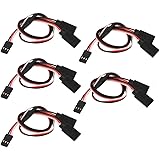 Gino 5 Pcs Remote Control Y Servo Extension Cord Cable Wire