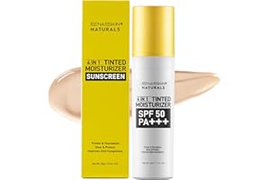Tinted Moisturizer Cream for Face: Enaskin Naturals Universal BB Cream with Light Sheer Coverage, Oil-free Tint Facial Moisturizer for Mature Skin - 1 Fl oz