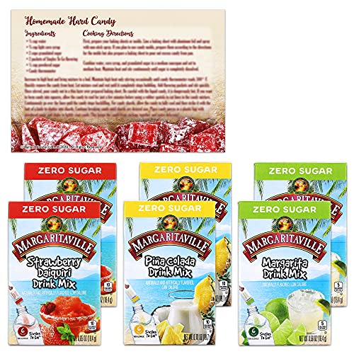 Margaritaville Singles to Go Drink Mix Variety Pack 3 Flavors 2 Boxes Each Pina Colada