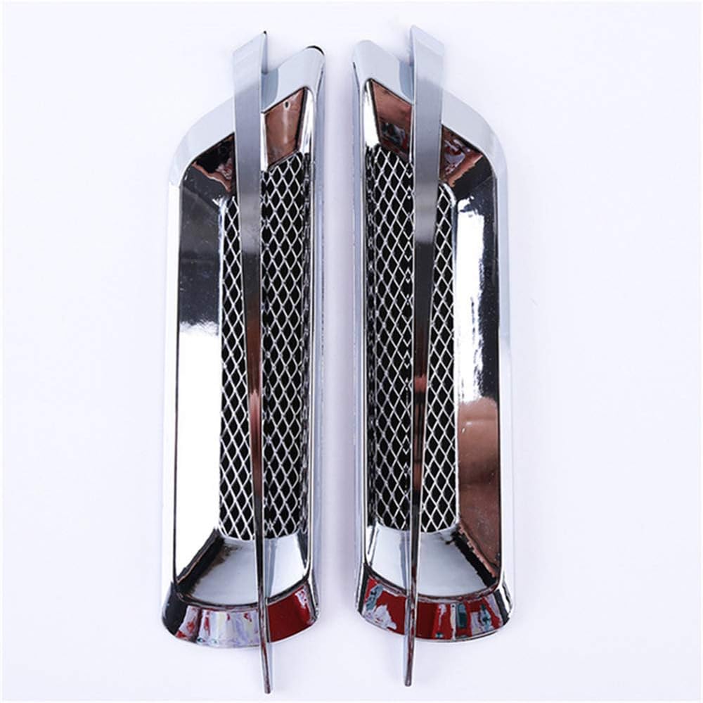 Chendunchishi 2Pcs sticker car side intake grill air intake fender cover shark gill sticker car style
