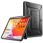 SUPCASE for iPad Pro 12.9 Inch 4th generation 2020 Case with Built-in Screen Protector & Stand(Unicorn Beetle Pro), [Military-Grade Protection] [Apple Pencil Holder] Full-Body Rugged Cover, Black