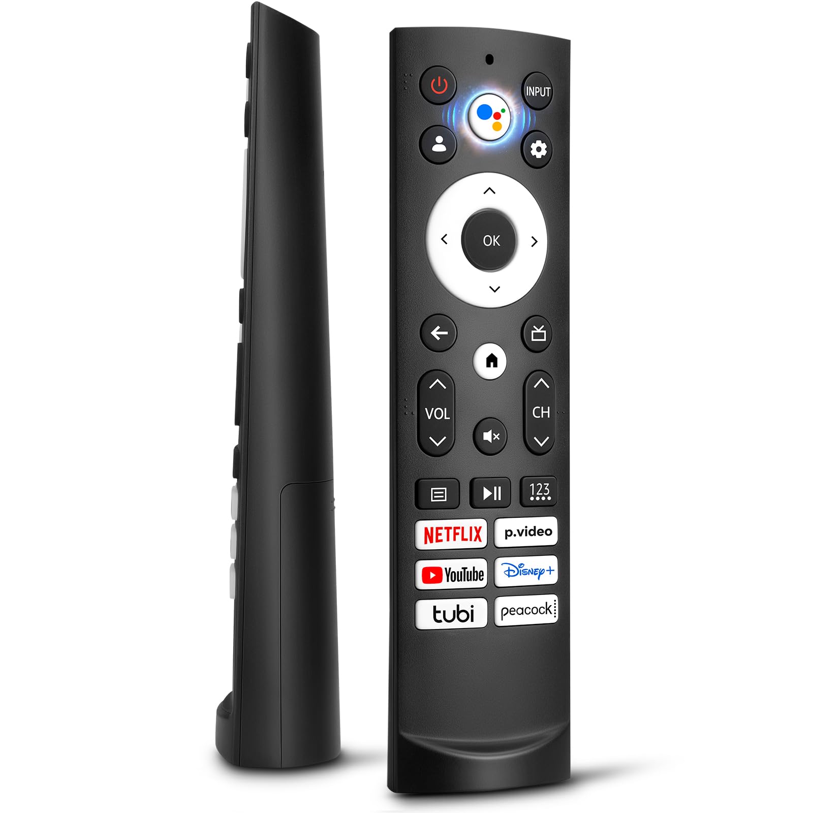 Photo 1 of Voice Remote Control Replacement for Hisense Smart Google TV?Compatible with Hisense QLED UHD Mini-LED ULED Google TVs