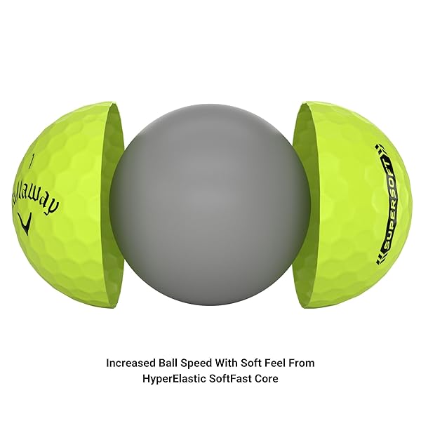 CALLAWAY GOLF SUPERSOFT GOLF BALLS (2023, GREEN)