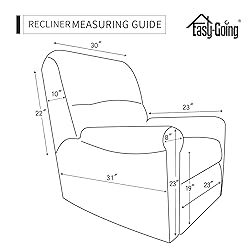 Easy-Going 4 Pieces Microfiber Stretch Recliner
