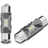 Alla Lighting 36mm C5W 6418 LED Bulbs CAN-Bus Festoon, 6000K Xenon White License Plate, Interior Map, Dome, Trunk, Courtesy Lights Super Bright 12V