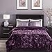 Chanasya Premium Wolf Faux Fur Throw Blanket - Soft, Fuzzy Sherpa & Minky Throw Blanket - for Bed or Couch - 50